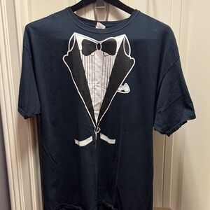 Fruit of the Loom Black and White Tuxedo Tee